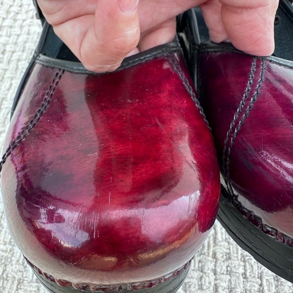 WOMENS dansko 38 Red Mary Jane Shoes - Picture 4 of 12